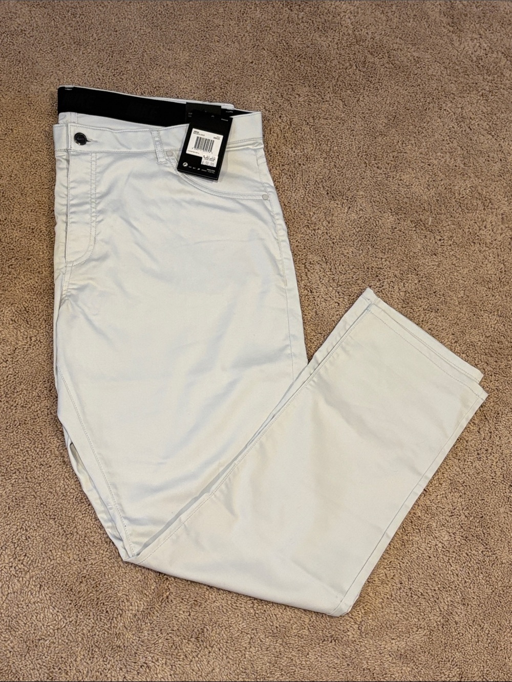 Men's White Golf Pants